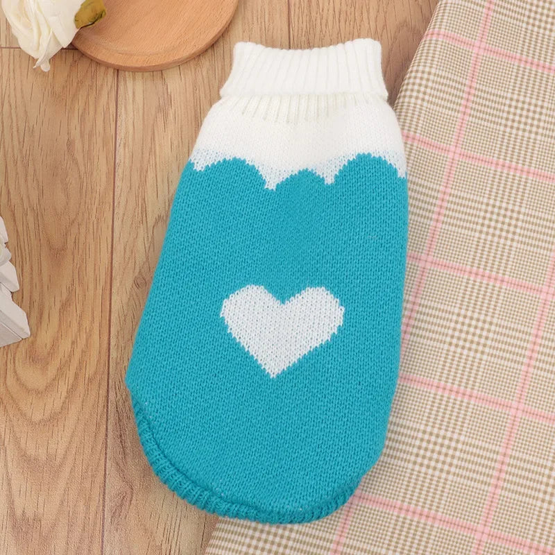 Cat Winter Sweater – Warm Knit Vest Clothing for Cats & Kittens