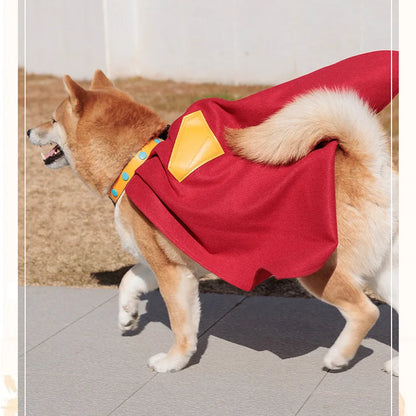 Krypto Superdog Pet Costume – Superhero Cape Outfit for Dogs & Cats