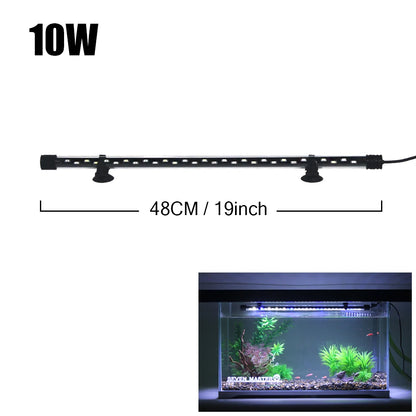 Waterproof LED Aquarium Plant Grow Light – 18-58CM Adjustable Fish Tank Lamp with 5730 Chips, 90-260V