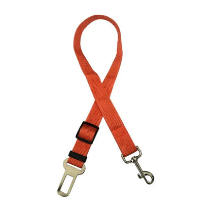Adjustable Pet Car Seat Belt – Vehicle Safety Harness Clip for Dogs & Cats. Attaches to Collars or Harnesses for Secure, Comfy Travel