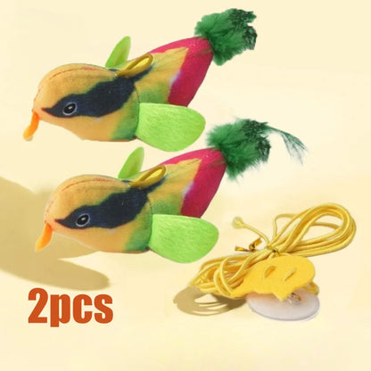 Interactive Cat Bird Toy for Chasing & Play