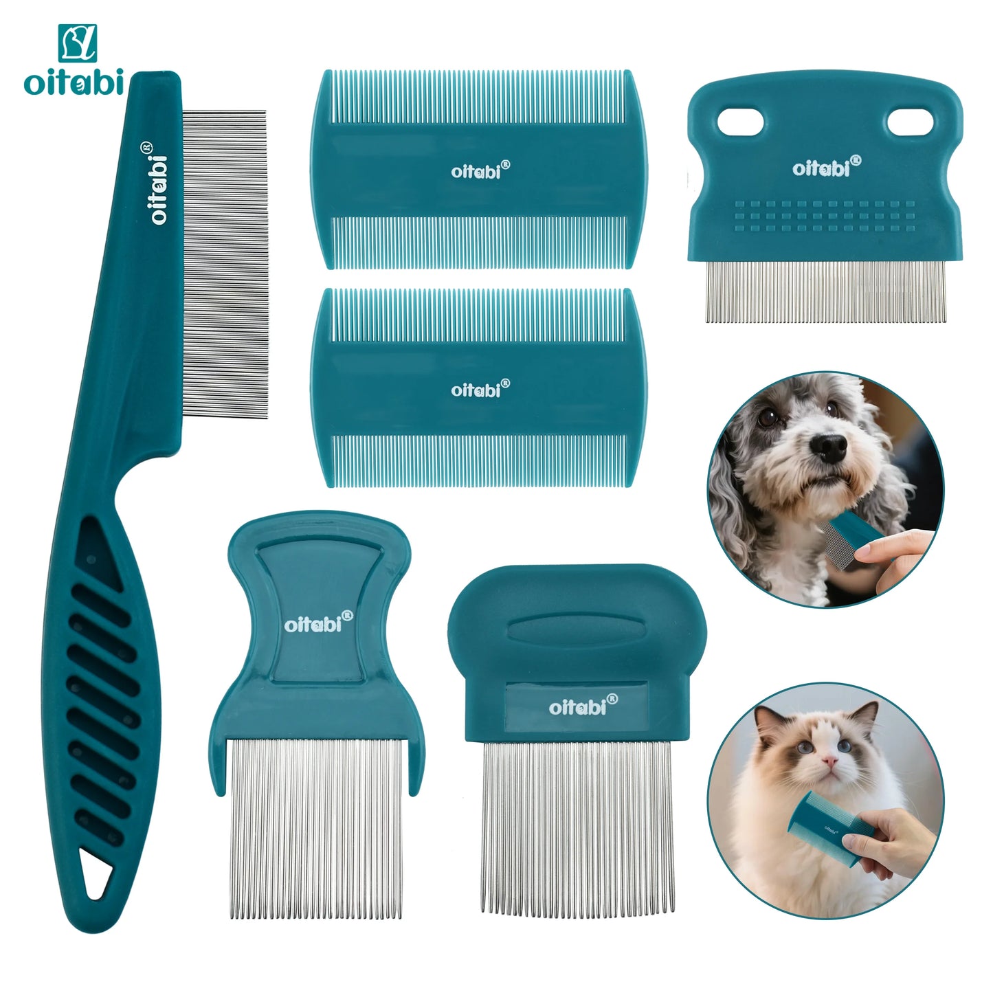 Pet Dog Grooming Comb Set