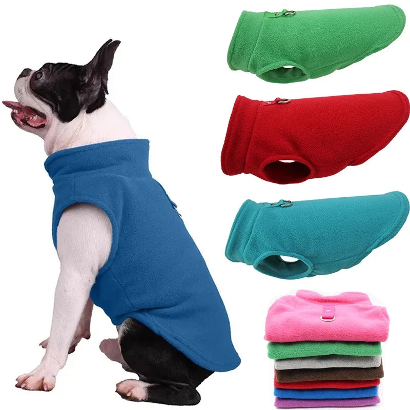 Soft Wool Dog & Cat Jacket – Warm Pet Coat for Small Breeds