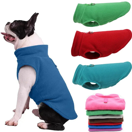Soft Wool Dog & Cat Jacket – Warm Pet Coat for Small Breeds