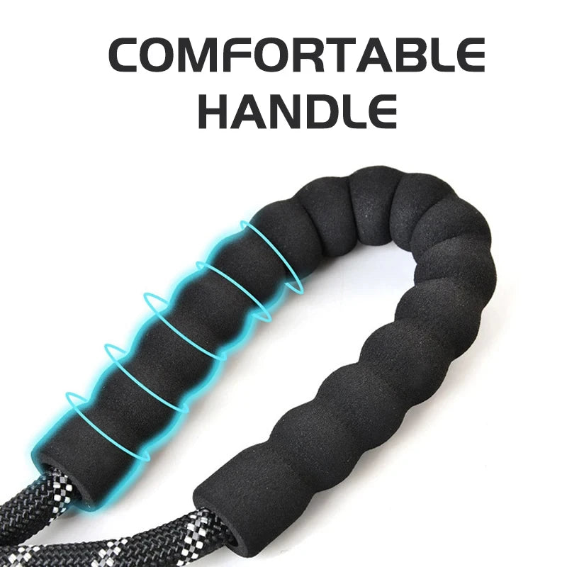 Heavy Duty Dog Leash – Reflective with Comfort Grip
