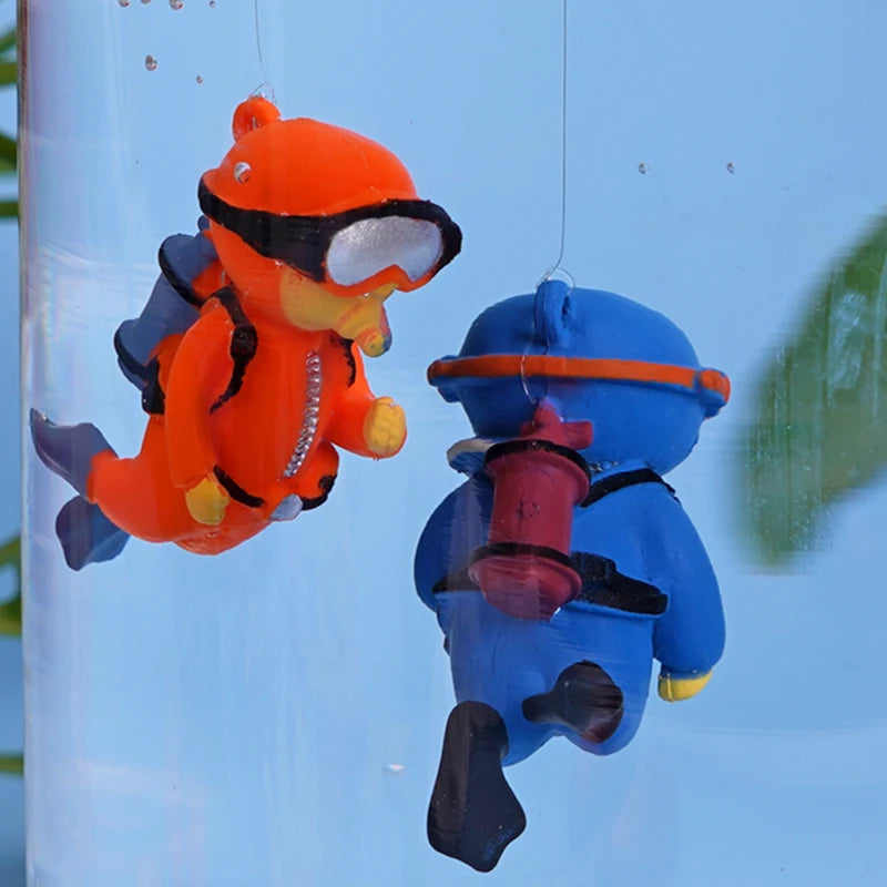 Floating Aquarium Decor – Cartoon Fish Tank Ornament