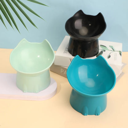 Elevated Cat Bowl – Raised Anti-Tip Feeding Dish