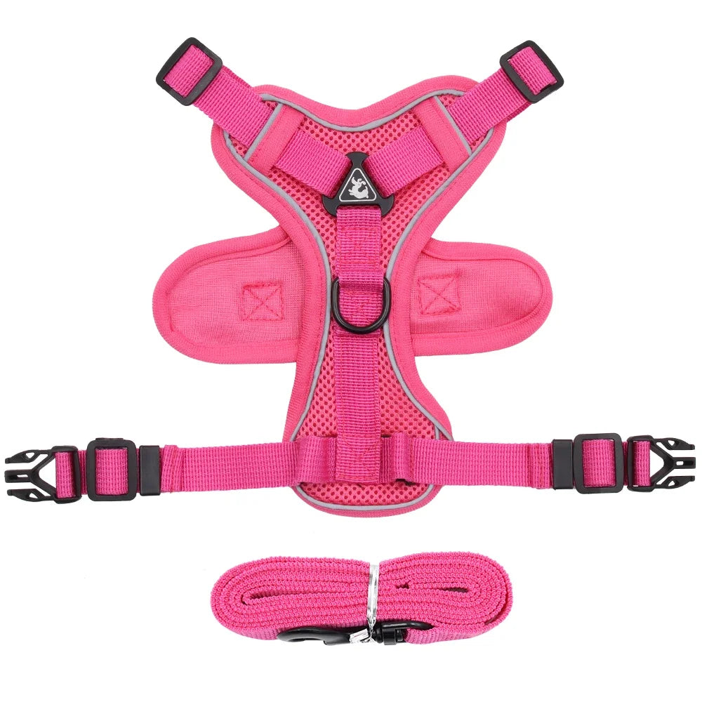 Escape Proof Cat Harness and Leash Set | Adjustable Reflective Cat Vest
