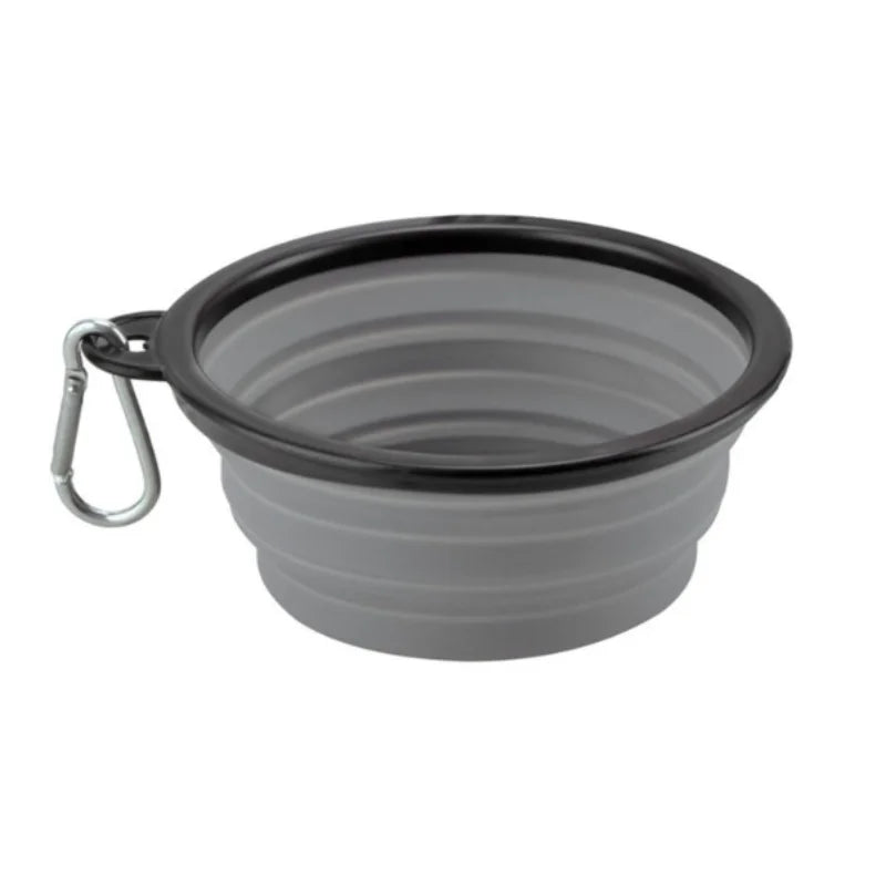 Collapsible Pet Travel Bowl – Portable Silicone Food & Water Bowl for Dogs & Cats