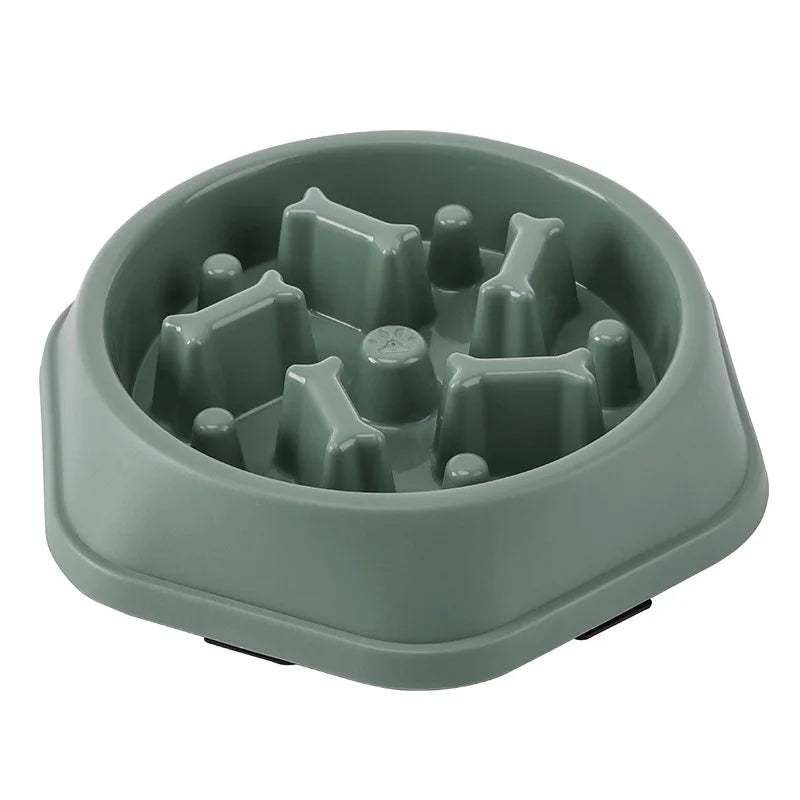 Slow Feeder Bowl for Cats & Dogs | Anti-Choking Non-Slip Bowl