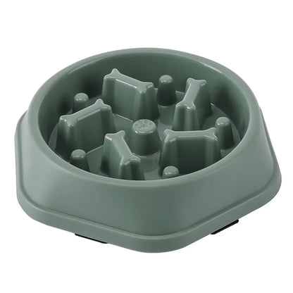 Slow Feeder Bowl for Cats & Dogs | Anti-Choking Non-Slip Bowl
