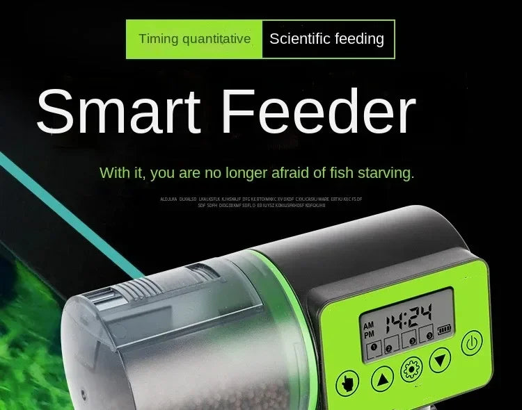 Automatic Fish Feeder – Intelligent Aquarium Timer Dispenser for Fish
