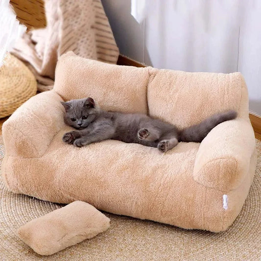 Warm Plush Pet Bed Sofa