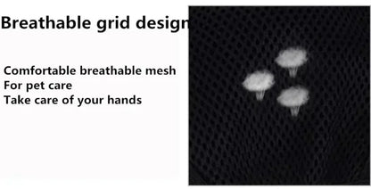 pet grooming cleaning glove