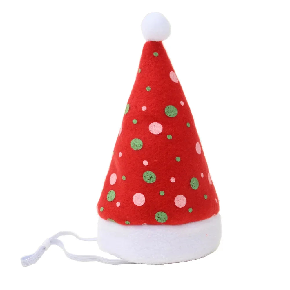 Christmas Pet Hat – Cute Holiday Costume Cap for Small Dogs & Cats