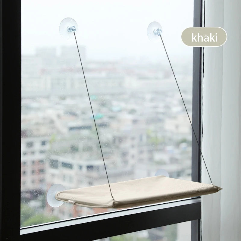 Hanging Cat Hammock – Window-Mounted Cat Bed with Strong Suction Cups
