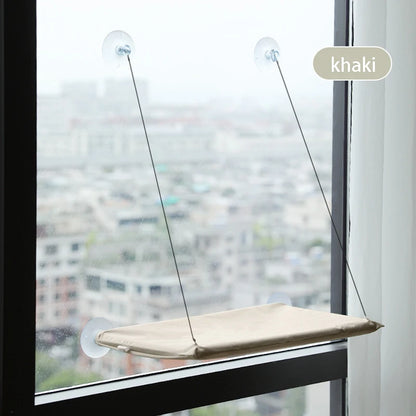 Hanging Cat Hammock – Window-Mounted Cat Bed with Strong Suction Cups