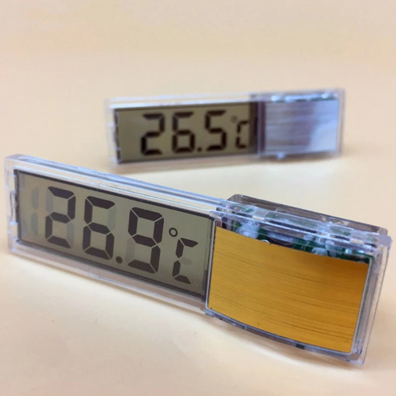 Digital LED Aquarium Thermometer – 3D Electronic Temp Meter for Fish Tanks & Turtle Habitats