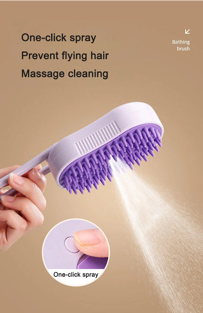 pet electric steam brush
