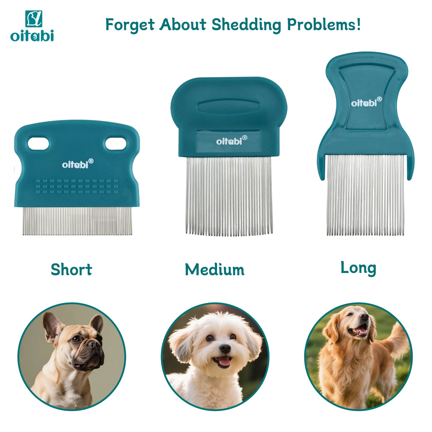 Pet Dog Grooming Comb Set