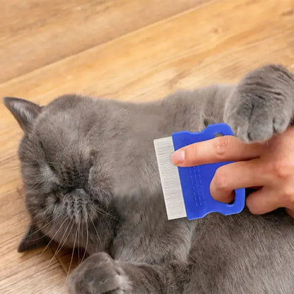 6-Piece Pet Flea Comb Set – Stainless Steel Grooming Combs for Cats & Dogs