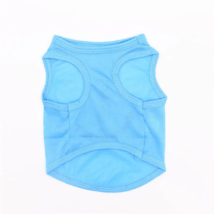 Summer Pet Vest – Lightweight T-Shirt for Small Dogs & Cats (Chihuahua, Yorkie)