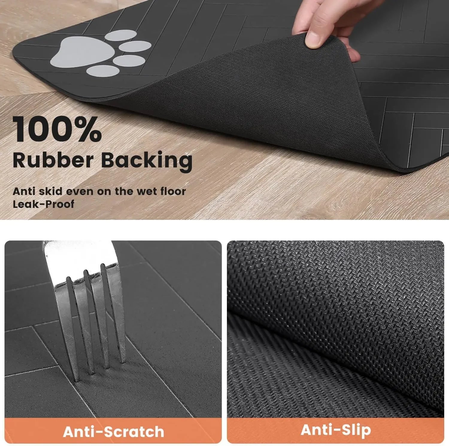 absorbent pet feeding mat