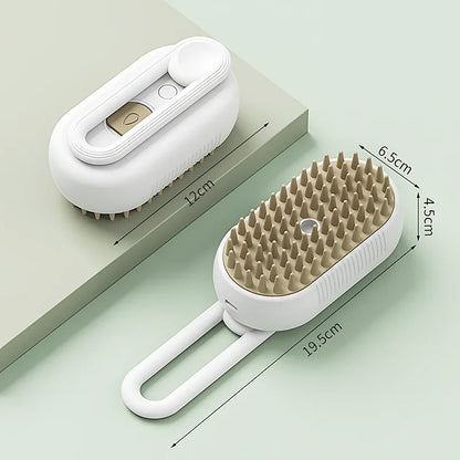 pet electric steam brush