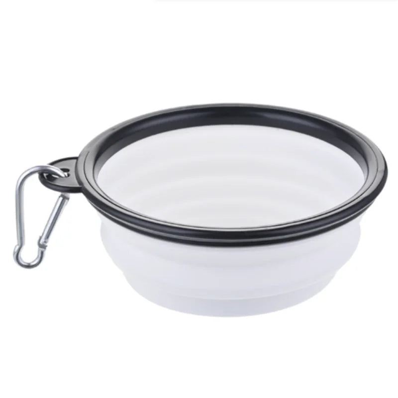 Collapsible Pet Travel Bowl – Portable Silicone Food & Water Bowl for Dogs & Cats