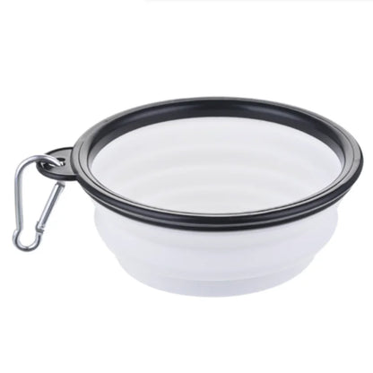 Collapsible Pet Travel Bowl – Portable Silicone Food & Water Bowl for Dogs & Cats