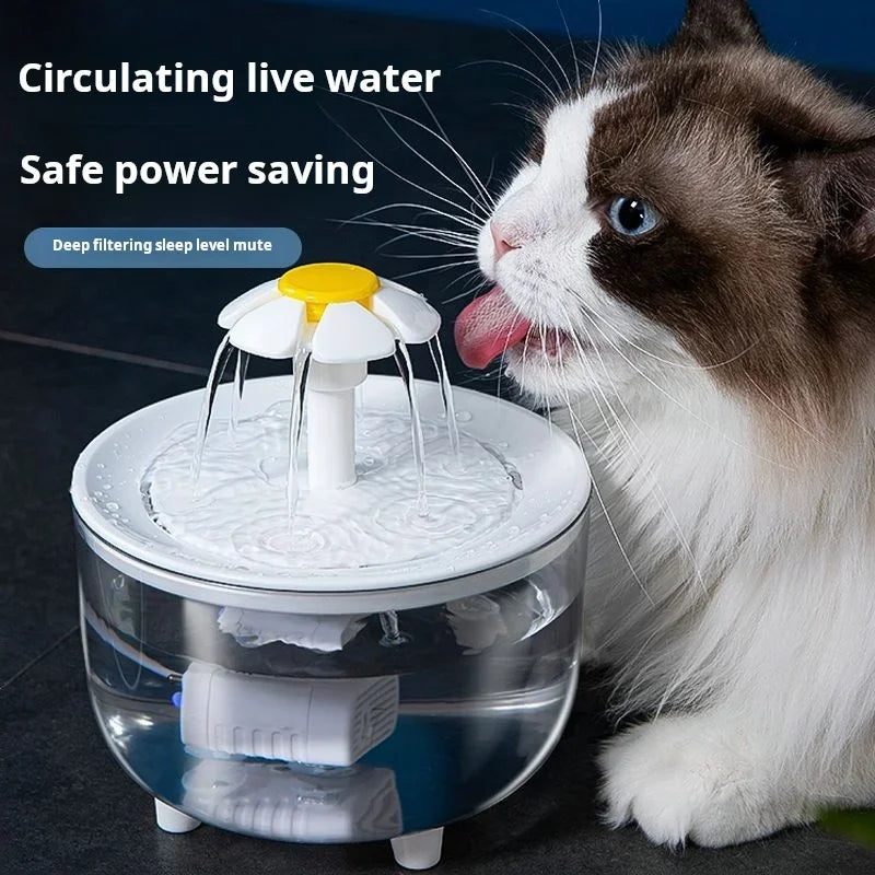 USB 1.2L Cat Water Fountain – Automatic & Ultra Quiet