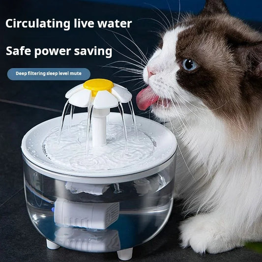 USB 1.2L Cat Water Fountain – Automatic & Ultra Quiet