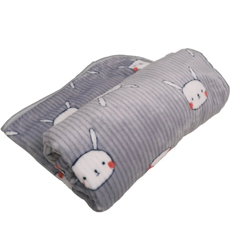 Soft Flannel Dog & Cat Blanket | Warm Plush Pet Sleeping Mat