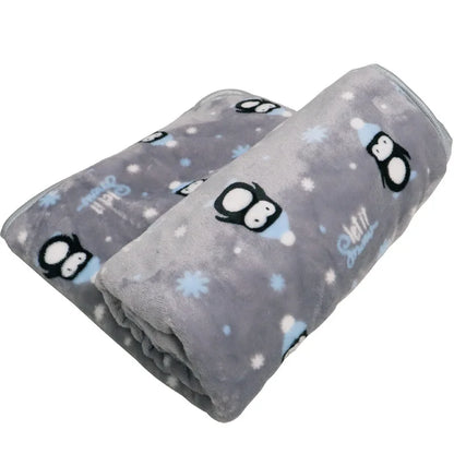 Soft Flannel Dog & Cat Blanket | Warm Plush Pet Sleeping Mat