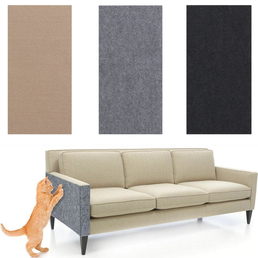 Cat Scratch Protection Mat – Self-Adhesive Trimmable Sofa & Furniture Protector