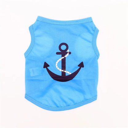 Summer Pet Vest – Lightweight T-Shirt for Small Dogs & Cats (Chihuahua, Yorkie)