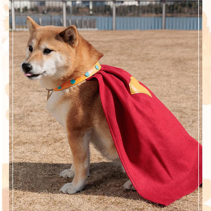 Krypto Superdog Pet Costume – Superhero Cape Outfit for Dogs & Cats
