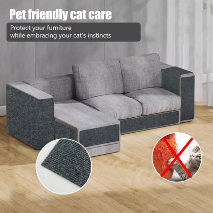 Cat Scratch Protection Mat – Self-Adhesive Trimmable Sofa & Furniture Protector