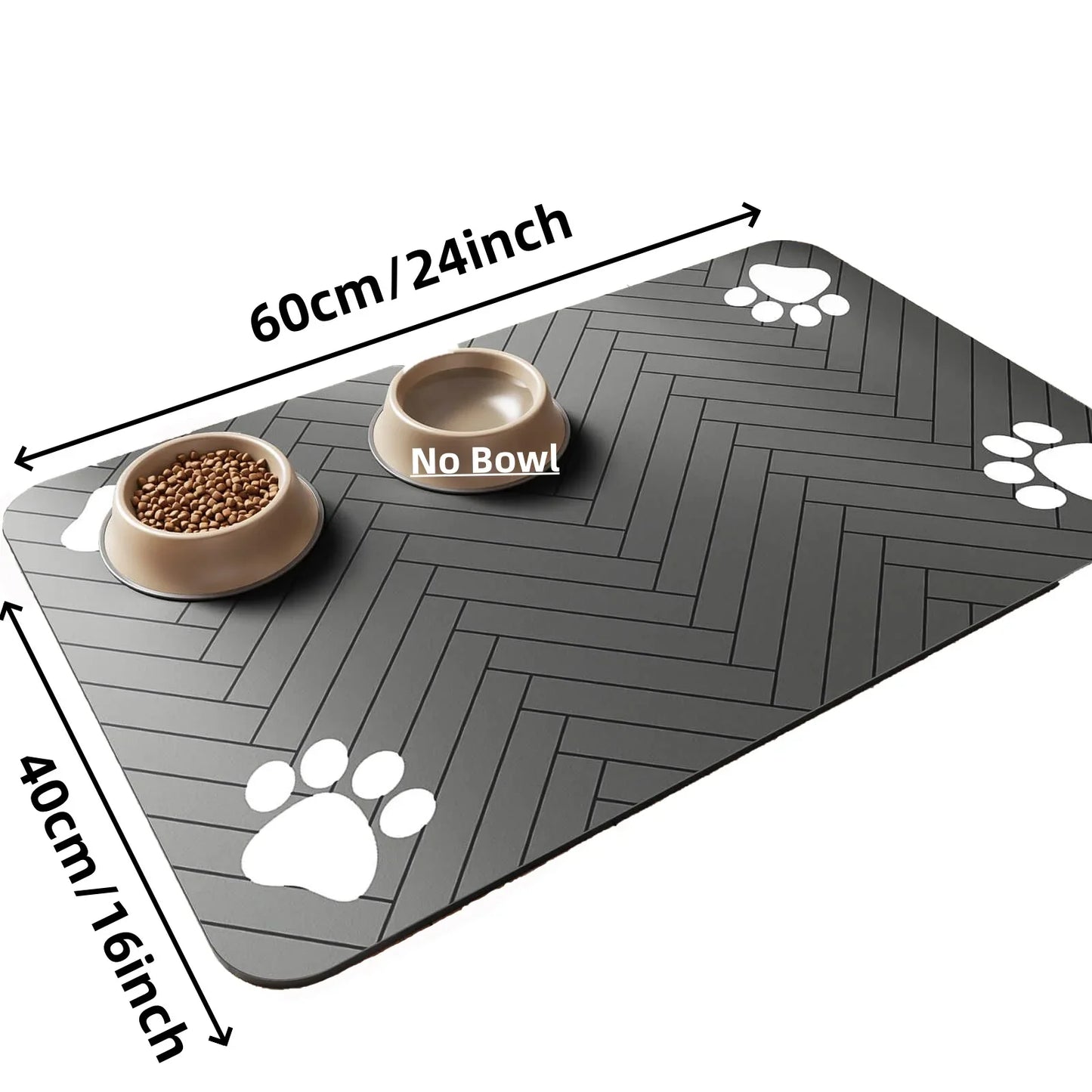 absorbent pet feeding mat