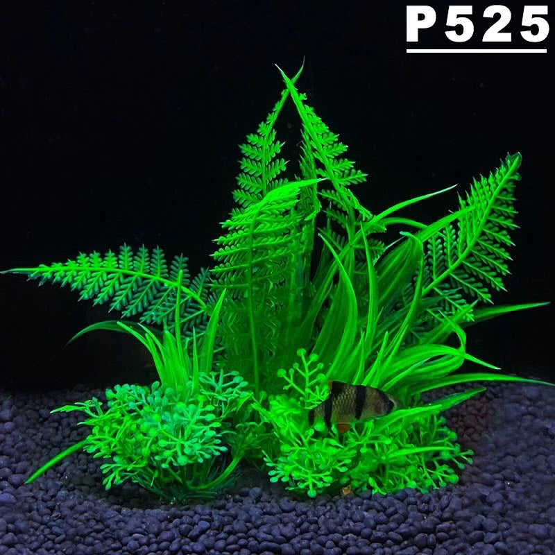 5.5-Inch Artificial Aquarium Plant – Plastic Water Grass Decoration for Fish Tanks & Bowls