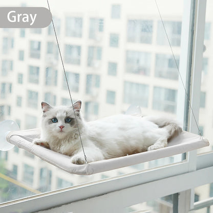 Hanging Cat Hammock – Window-Mounted Cat Bed with Strong Suction Cups