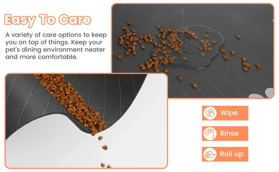 absorbent pet feeding mat