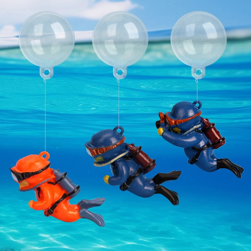 Floating Aquarium Decor – Cartoon Fish Tank Ornament