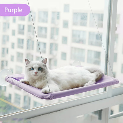 Hanging Cat Hammock – Window-Mounted Cat Bed with Strong Suction Cups