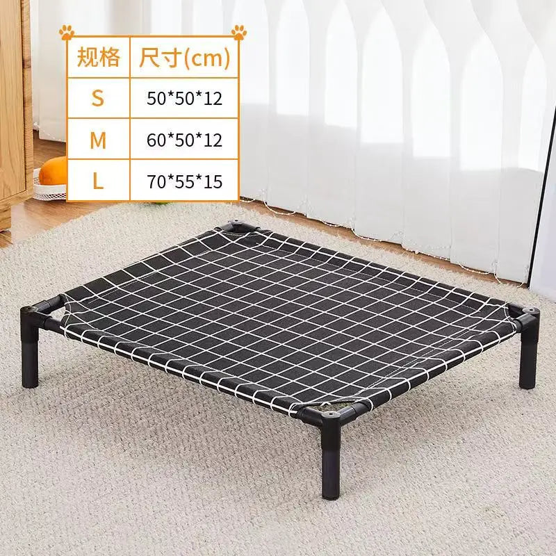 Elevated Pet Bed – Portable Folding Dog & Cat Cot for Indoor/Outdoor Use