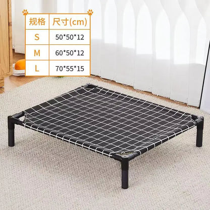 Elevated Pet Bed – Portable Folding Dog & Cat Cot for Indoor/Outdoor Use
