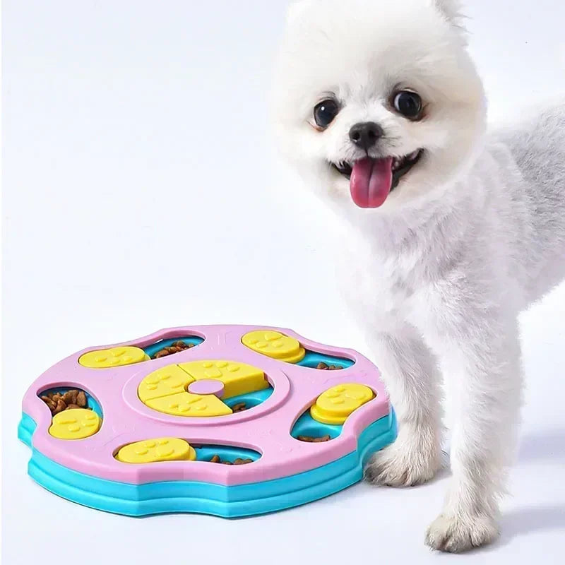 Dog Puzzle Feeder Toy – Interactive Slow Feeder Bowl for Smart Eating & Training