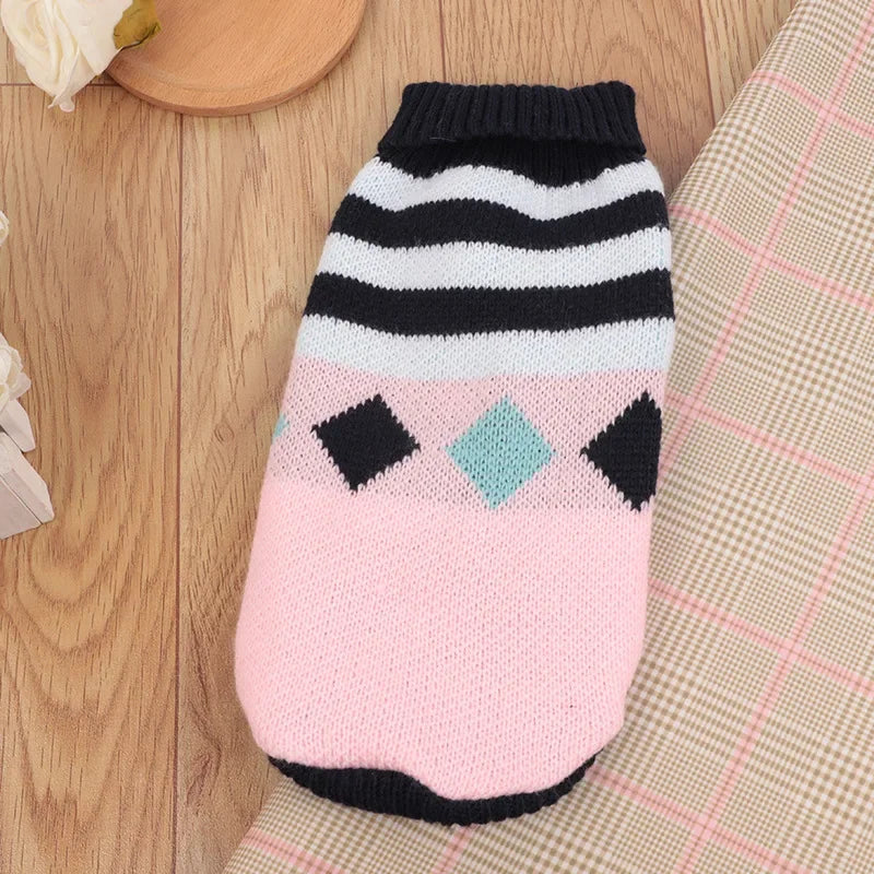 Cat Winter Sweater – Warm Knit Vest Clothing for Cats & Kittens