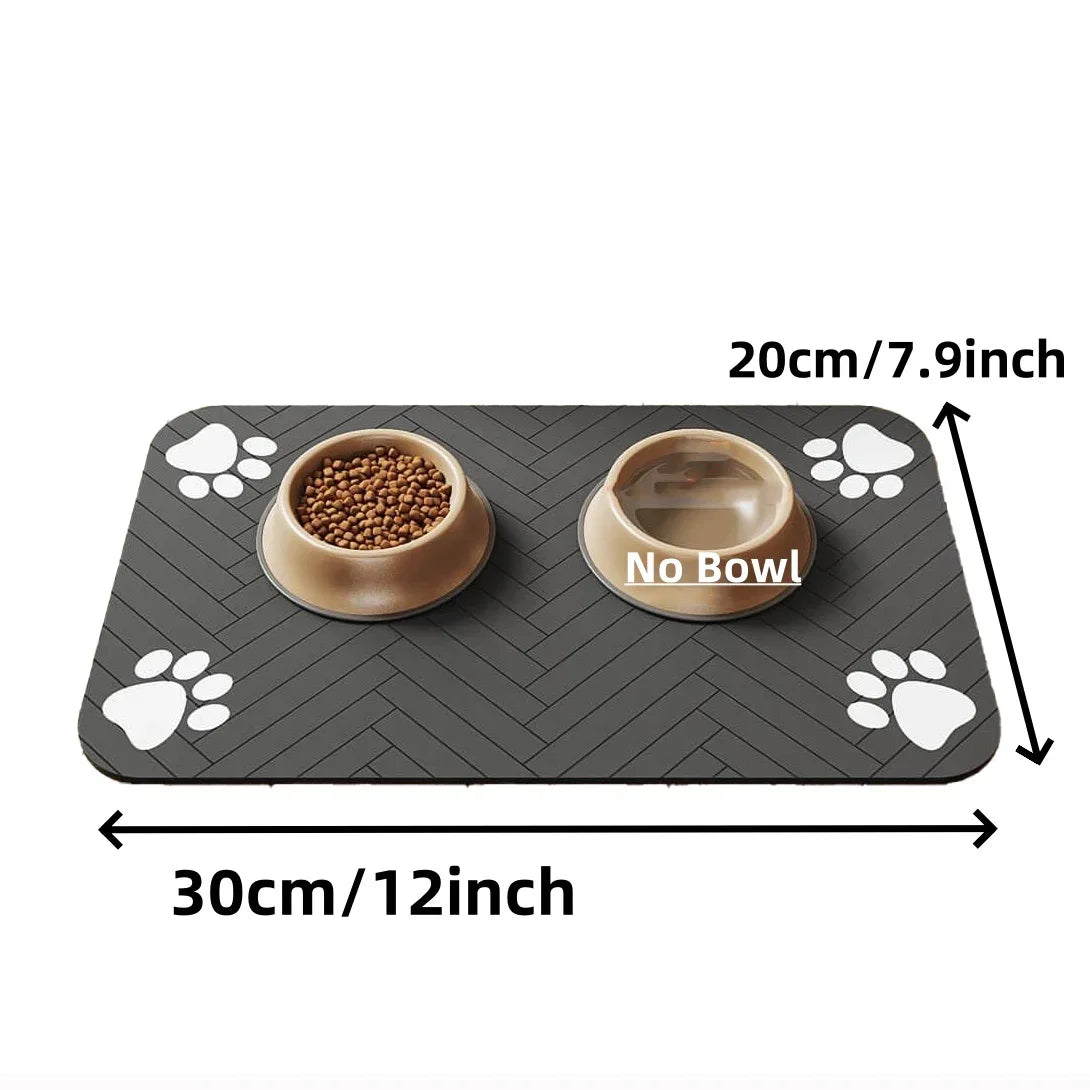 absorbent pet feeding mat