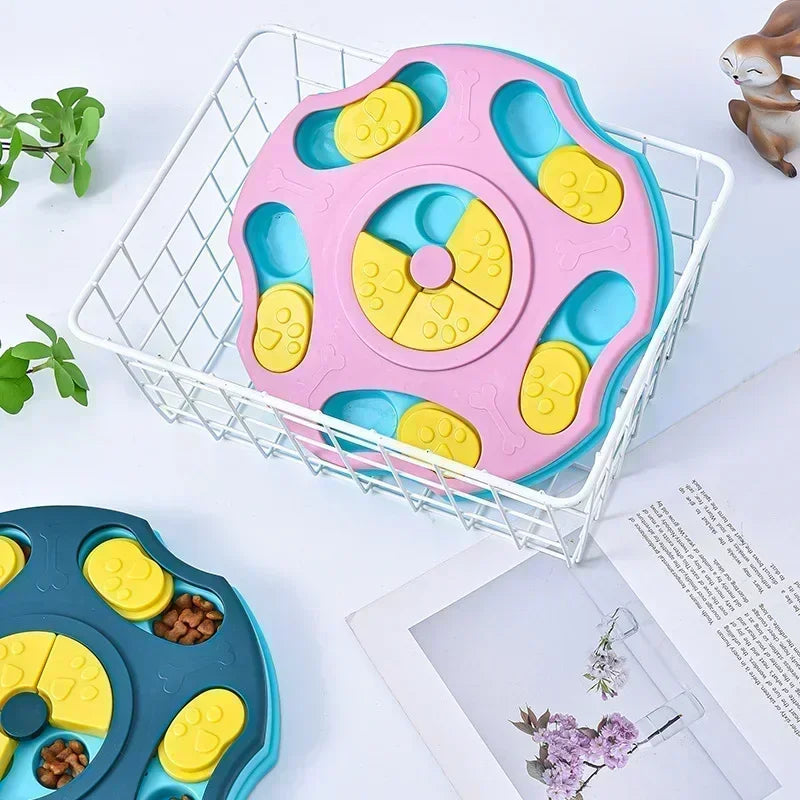 Dog Puzzle Feeder Toy – Interactive Slow Feeder Bowl for Smart Eating & Training
